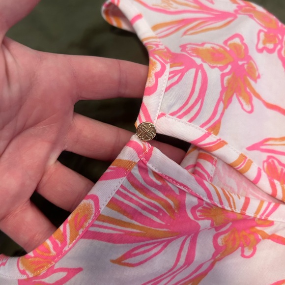 💕🧡NWOT Lilly Pulitzer lovely long stems Dixi dress 🧡💕 - Picture 5 of 7